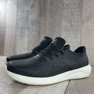 Crocs LiteRide Womens 7 Pacer Sneaker Shoes Comfort Lightweight Waterproof Black